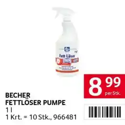 Transgourmet Becher fettlöser pumpe Angebot