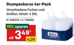 Lagerhaus Stumpenkerze 4er pack Angebot