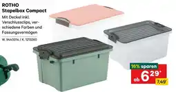 Lagerhaus Rotho stapelbox compact Angebot