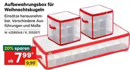 Lagerhaus Aufbewahrungsbox für weihnachtskugeln Angebot