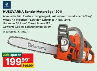 Husqvarna benzin-motorsäge 120 ii