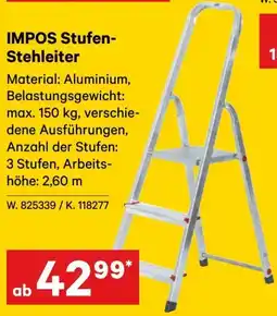 Lagerhaus Impos stufen stehleiter Angebot