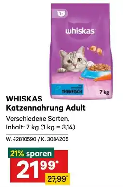 Lagerhaus Whiskas katzennahrung adult Angebot