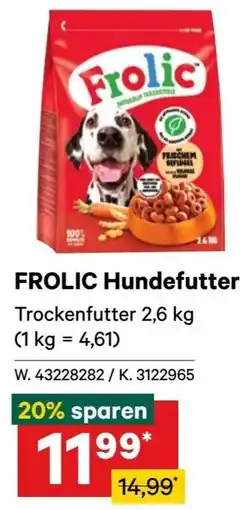 Lagerhaus Frolic hundefutter Angebot