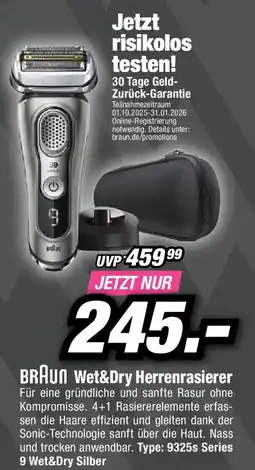 Red Zac Braun wet&dry herrenrasierer Angebot