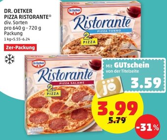 PENNY Dr. Oetker Pizza Ristorante 640 g-720 g Angebot