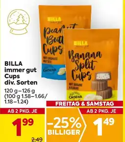 Billa BILLA immer gut CHOWA Cups Angebot