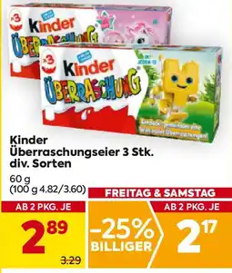 Billa Kinder Überraschungseier 3 Stk. Angebot