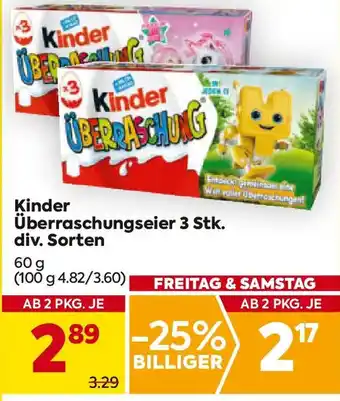 Kinder Überraschungseier 3 Stk.