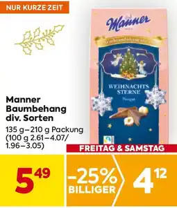 Billa Manner Baumbehang Angebot