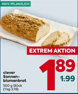 Billa clever Sonnen- blumenbrot Angebot