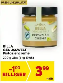 Billa Billa genusswelt pistazien creme Angebot