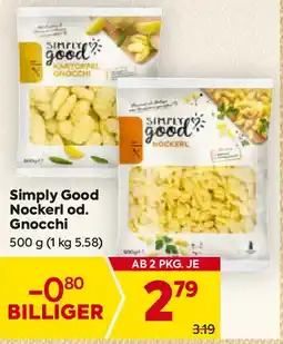 Billa Simply Good Nockerl od. Gnocchi Angebot