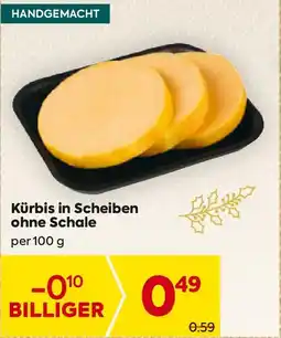 Billa Kürbis in Scheiben ohne Schale Angebot