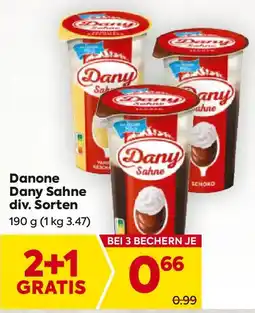 Billa Dany Sahne Angebot