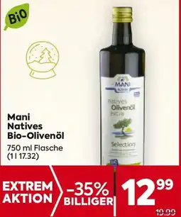 Billa Mani Natives Bio-Olivenöl Angebot