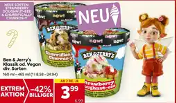 Billa Ben & Jerry's Klassik od. Vegan Angebot