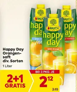 Billa Happy Day Orangensaft Angebot