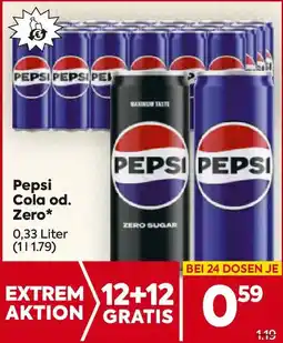 Billa Pepsi Cola od. Zero Angebot