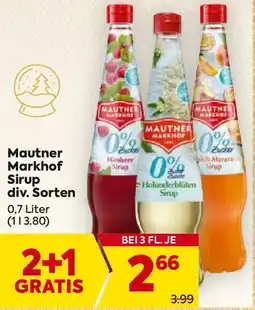 Billa Mautner Markhof Sirup Angebot