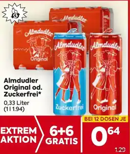 Billa Almdudler Original od. Zuckerfrei Angebot