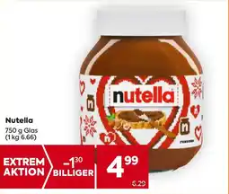 Billa Nutella Angebot