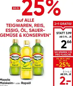 Maximarkt Maiskeim- oder Rapsöl Angebot