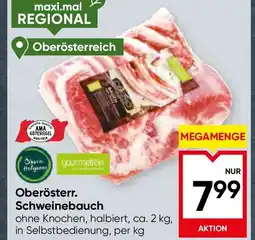 Maximarkt Oberösterreich Schweinebauch Angebot
