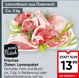 Maximarkt Frisches Österr. Lammpaket Angebot