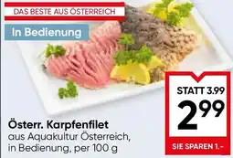 Maximarkt Österr. karpfenfilet aus aquakultur österreich in bedienung Angebot