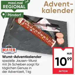 Maximarkt Wurst-Adventkalender Angebot