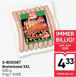 Maximarkt S-BUDGET Bratwürstel XXL Angebot