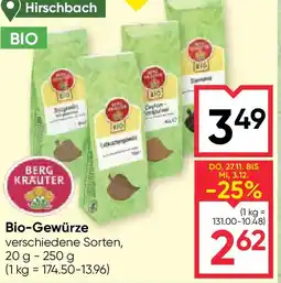 Maximarkt Bio-Gewürze Angebot