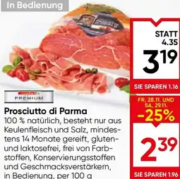 Maximarkt Prosciutto di Parma Angebot