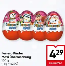 Maximarkt Ferrero Kinder Maxi Überraschung Angebot