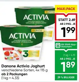 Maximarkt Danone Activia Joghurt Angebot