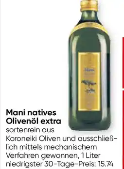 Maximarkt Mani natives Olivenöl extra Angebot