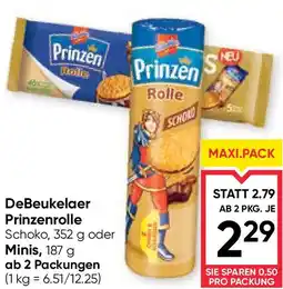 Maximarkt DeBeukelaer Prinzenrolle Angebot