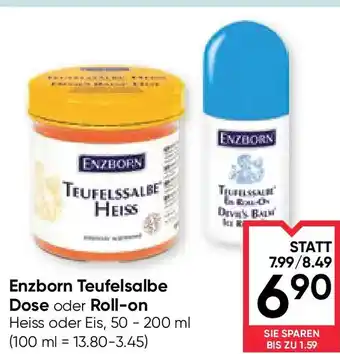 Maximarkt Enzborn Teufelsalbe Dose oder Roll-on Angebot