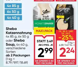 Maximarkt Sheba Katzennahrung Angebot