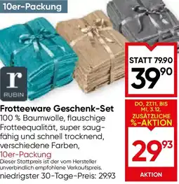 Maximarkt Frotteeware Geschenk-Set Angebot