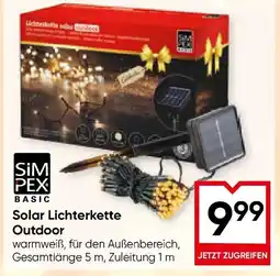 Maximarkt Solar Lichterkette Outdoor Angebot