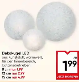 Maximarkt Dekokugel LED Angebot