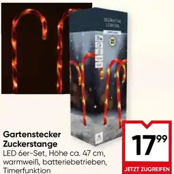 Maximarkt Gartenstecker Zuckerstange Angebot