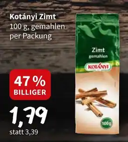Der Grissemann Kotányi Zimt Angebot