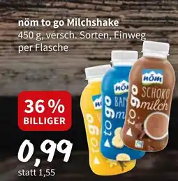 Der Grissemann nöm to go Milchshake Angebot