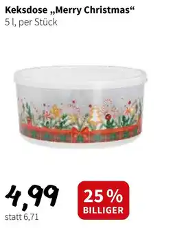 Der Grissemann Keksdose „Merry Christmas Angebot