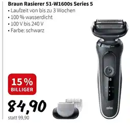 Der Grissemann Braun Rasierer 51-W1600s Series 5 Angebot
