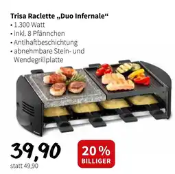 Der Grissemann Trisa Raclette „Duo Infernale Angebot