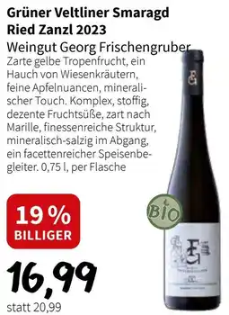 Der Grissemann Grüner Veltliner Smaragd Ried Zanzl 2023 Angebot